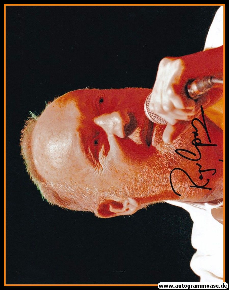 Autogramm Rock (UK) | Roger CHAPMAN | 2000er Foto (Portrait Color XL)