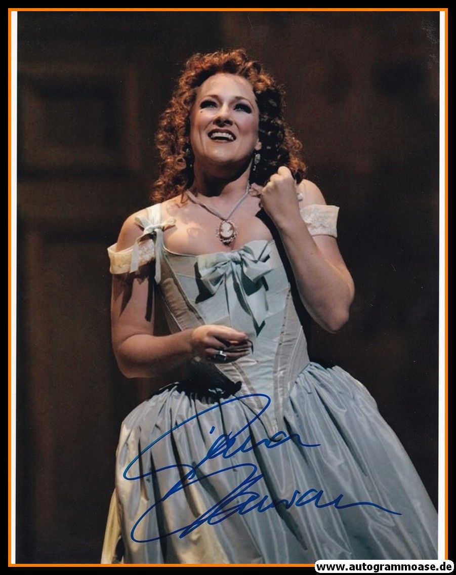 Autogramm Klassik | Diana DAMRAU | 2000er Foto (Portrait Color XL)