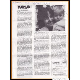 Autograph Kultur | Mairead CORRIGAN | 1976 Nobelpreis Frieden