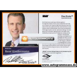 Autogramm TV | ARD | Rene KINDERMANN | 2009 "Brisant" (Portrait Color Jehnichen)