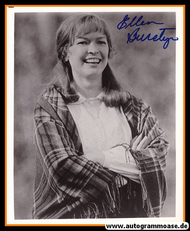 Autogramm Film (USA) | Ellen BURSTYN | 1990er Foto (Portrait SW XL)