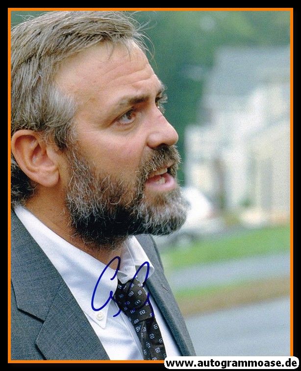 Autogramm Film (USA) | George CLOONEY | 2005 Foto "Syriana" XL