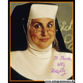 Autogramm Film (USA) | Kathy NAJIMY | 1992 Foto "Sister Act" XL