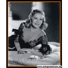Autogramm Film (USA) | Jacqueline WHITE | 1950er Foto (Portrait SW XL)