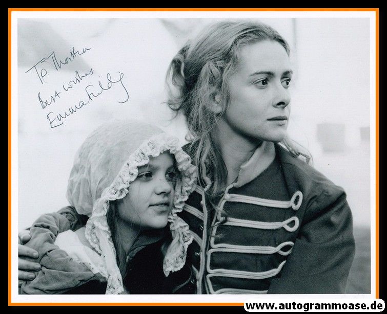 Autogramm Film (UK) | Emma FIELDING | 1998 Foto "Scarlic Tunic" XL