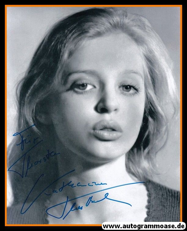 Autogramm Schauspieler | Katharina THALBACH | 1970er Foto (Portrait SW XL)