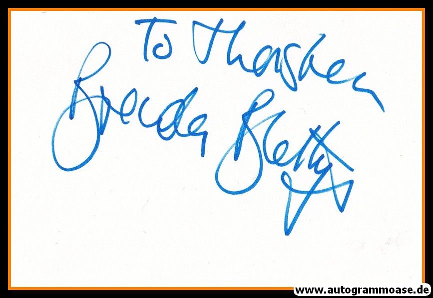 Autograph Film (UK) | Brenda BLETHYN