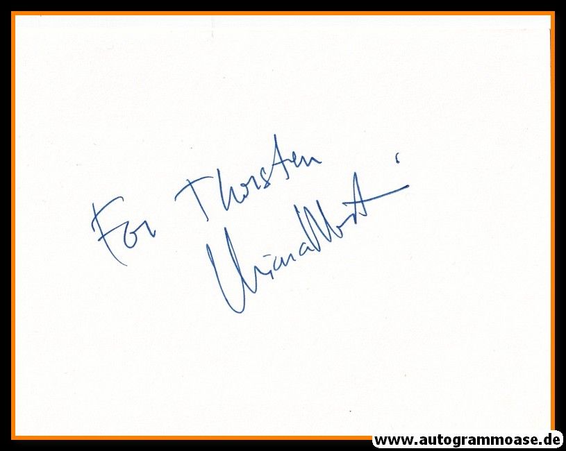 Autograph Film (Frankreich) | Chiara MASTROIANNI
