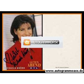 Autogramm TV | RTL | Michaela KNÖRR | 1990er "Guten Abend RTL"