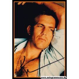 Autogramm Film (USA) | Kevin COSTNER | 1980er Foto (Portrait Color sexy)