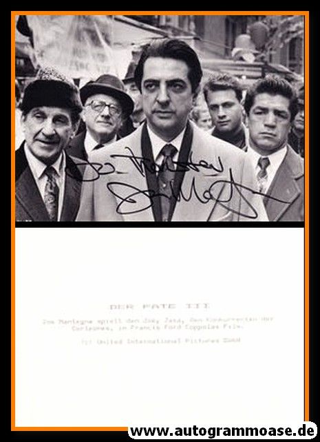 Autogramm Film (USA) | Joe MANTEGNA | 1990 Foto "Godfather III"