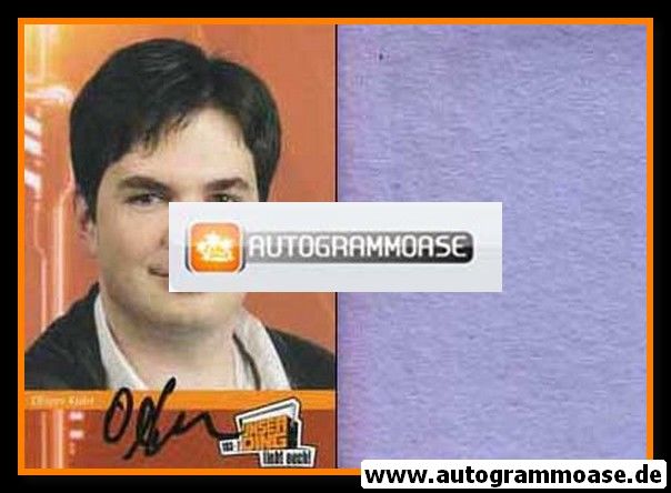 Autogramm Radio | Unser Ding 103.7 | Oliver KOHR | 2000er (Portrait Color)