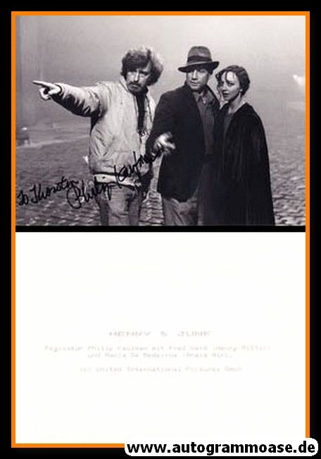 Autogramm Film (USA) | Philip KAUFMAN | 1990 Foto "Henry + June"