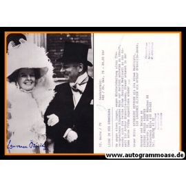 Autogramm Film (UK) | Laurence OLIVIER | 1975 Foto "Love Among The Ruins"