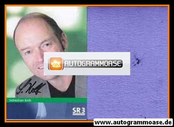 Autogramm Radio | SR3 Saarlandwelle | Sebastian KOLB | 2000er (Portrait Color)