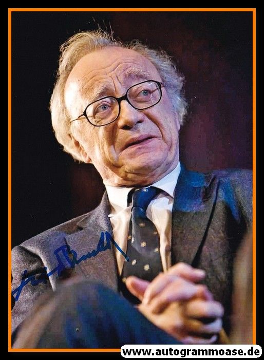 Autogramm Piano | Alfred BRENDEL | 2000er Foto (Portrait Color XM)
