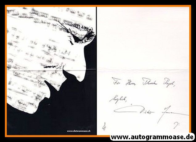 Autograph Komponist | Dieter AMMANN