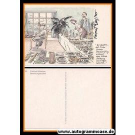 Autogramm Comic | Freimut WÖSSNER | 2000er "Bewirtungskosten"