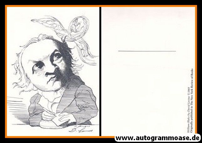 Autogramm Kunst (USA) | David LEVINE | 1969 "William Blake"