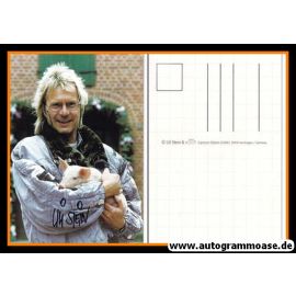 Autogramm Comic | Uli STEIN | 2000er (Portrait Color mit Schwein)