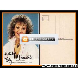 Autogramm TV | WDR | Gaby KOWALSKI | 1980er (Portrait Color)