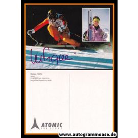 Autogramm Ski Alpin | Michela FIGINI | 1989 (Collage Color Weltcup Atomic) OS-Gold 1984