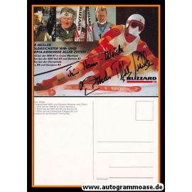 Autogramm Ski Alpin | Peter MÜLLER | 1980er (Collage Color Blizzard) OS-Silber