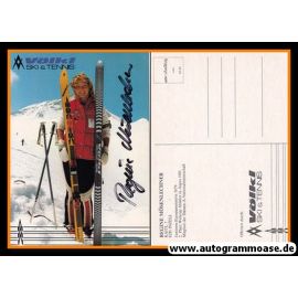 Autogramm Ski Alpin | Regine MÖSENLECHNER | 1980er (Portrait Color) Völkl