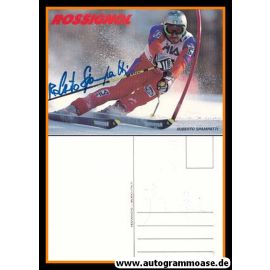 Autogramm Ski Alpin | Roberto SPAMPATTI | 1990er (Rennszene Color) Rossignol