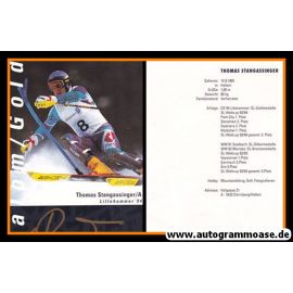 Autogramm Ski Alpin | Thomas STANGASSINGER | 1994 (Rennszene Color Fischer) Olympiasieg
