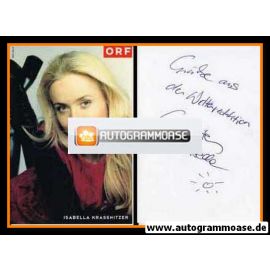 Autogramm TV | ORF | Isabella KRASSNITZER | 2000er (Portrait Color)