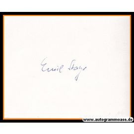Autograph Literatur (Schweiz) | Emil STAIGER