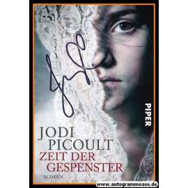 Autogramm Literatur (USA) | Jodi PICOULT | 2010 Foto "Zeit Der Gespenster"
