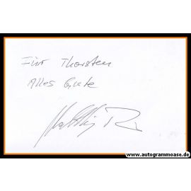 Autograph Komponist | Matthias RAUE