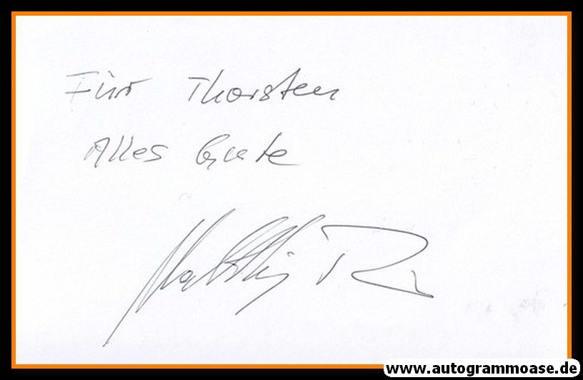 Autograph Komponist | Matthias RAUE