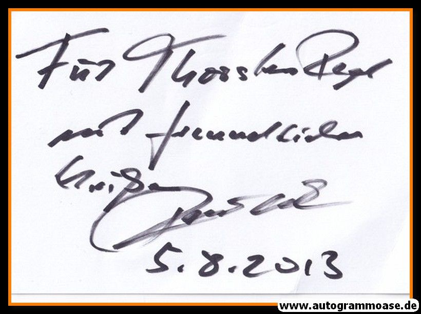 Autograph Komponist | Rainer OLEAK