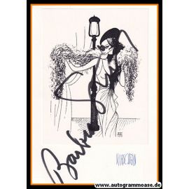 Autographen Film (USA) | Al HIRSCHFELD + Barbara STREISAND