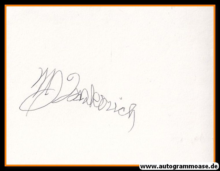 Autograph Film (USA) | M. J. FRANKOVICH