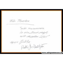 Autograph Schauspieler | Peter MITTERRUTZNER (Widmung)