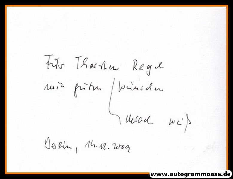 Autograph Film | Konrad WEISS (Regisseur)