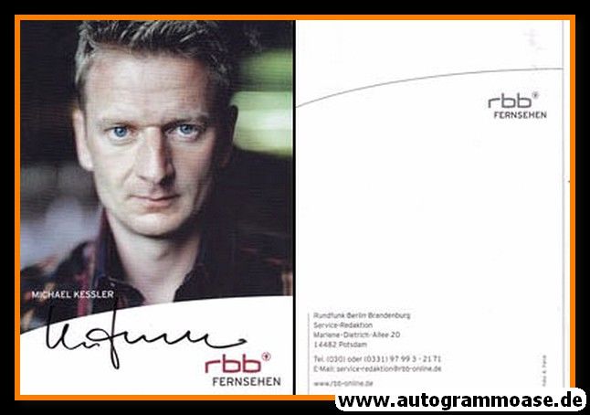 Autogramm Comedy | Michael KESSLER | 2000er (Portrait Color RBB Türck)