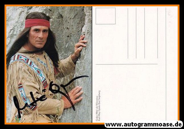 Autogramm Schauspieler | Gojko MITIC | 1990er (Portrait Color Winnetou)