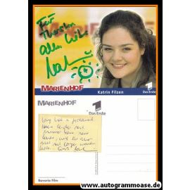 Autogramm TV | ARD | Katrin FILZEN | 2000 "Marienhof" (Portrait Color Reiter)