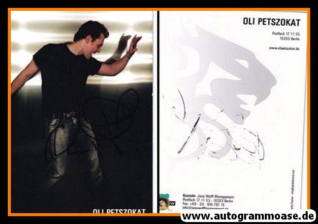 Autogramm Film / Pop | Oliver PETSZOKAT | 2000er (Portrait Color) JW