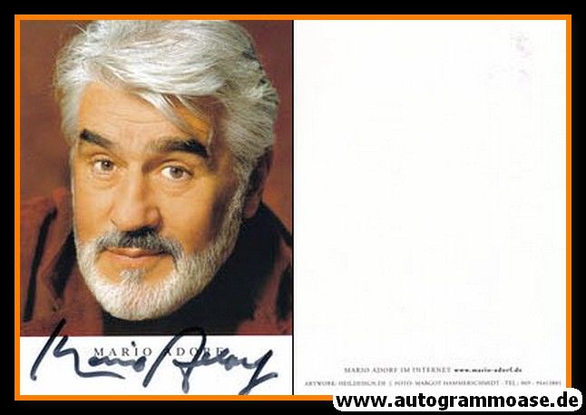 Autogramm Schauspieler | Mario ADORF | 2000er (Portrait Color) Hammerschmidt