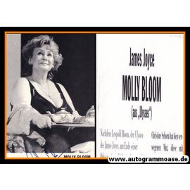 Autogramm Schauspieler | Christine SCHORN | 1992 (Portrait SW) Molly Bloom