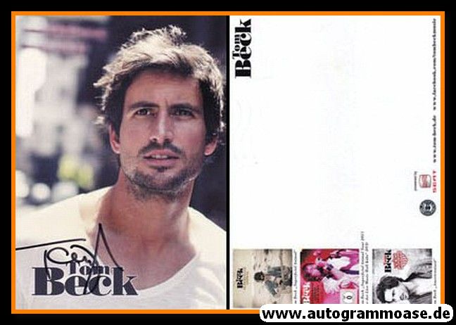 Autogramm Schauspieler | Tom BECK | 2012 (Portrait Color) Americanized