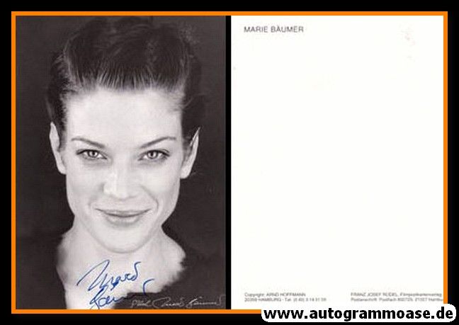 Autogramm Schauspieler | Marie BÄUMER | 2000er (Portrait SW Rüdel)