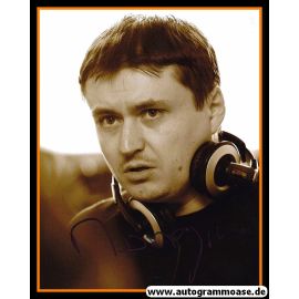 Autogramm Film (Rumänien) | Cristian MUNGIU | 2000er Foto (Portrait SW XL)