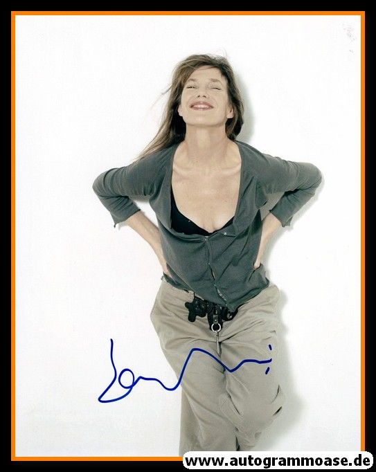 Autogramm Film (UK) | Jane BIRKIN | 1990er Foto (Portrait Color XL)